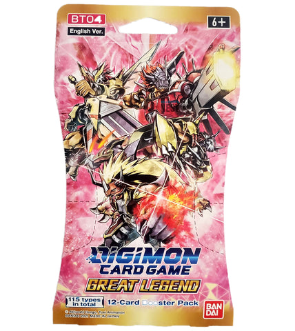 Digimon BT04 Great Legend Booster Pack
