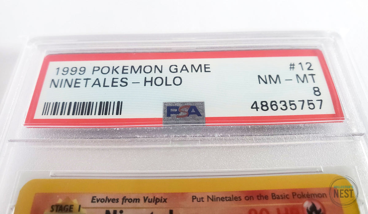 1999 ninetales pokemon card value 1999 Holo Rare Ninetails Pokémon Base Set PSA 8 – Kollector's Nest