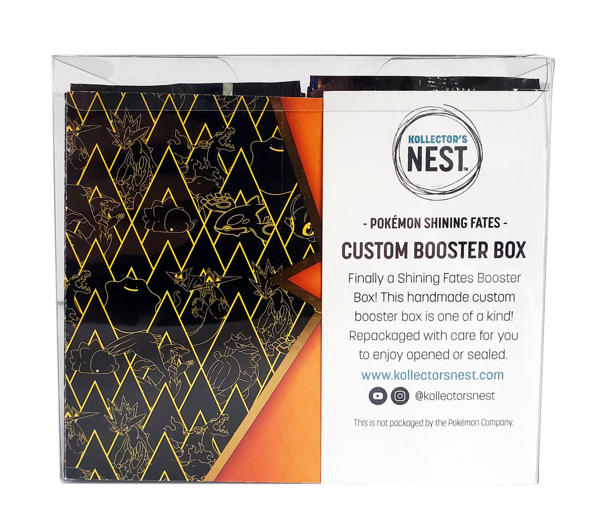 Pokmon Shining Fates Custom Booster Box Kollector's Nest Pokmon Shining Fates Custom Booster Box Kollector's Nest