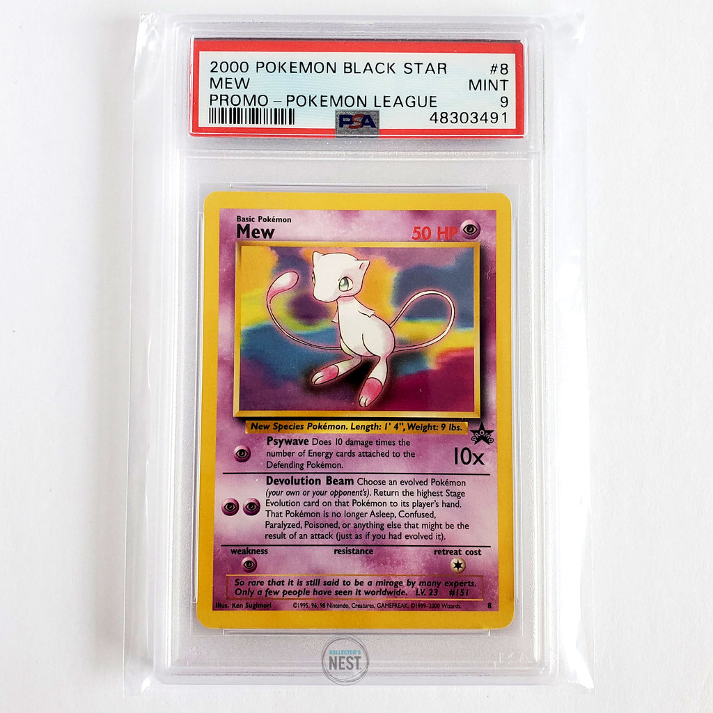 2000 Pokmon Black Star Promo Mew PSA 9 Kollector's Nest 2000 Pokmon Black Star Promo Mew PSA 9 Kollector's Nest