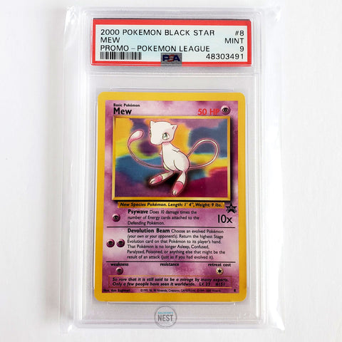 2000 Pokémon Black Star Promo Mew PSA 9