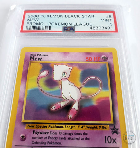 2000 Pokémon Black Star Promo Mew PSA 9 – Kollector's Nest