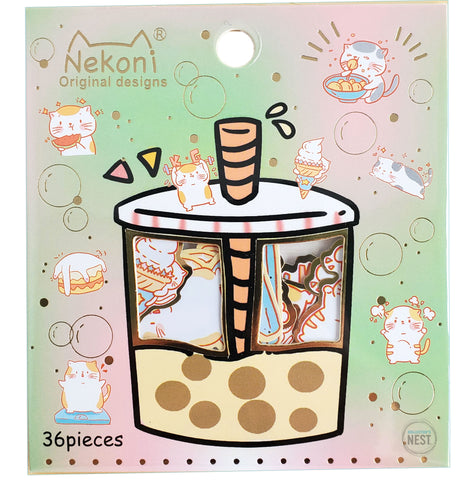 Cat Boba Stickers