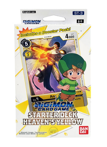 Digimon English TCG ST-3 Starter Deck Heaven's Yellow
