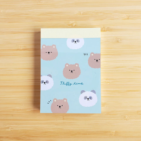 CRUX Fluffy Time Bear Mini Notepad