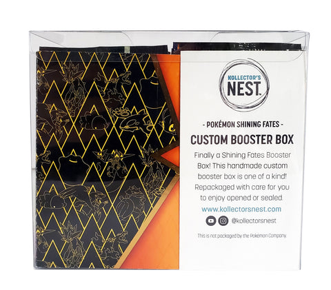 Pokmon Shining Fates Custom Booster Box Kollector's Nest Pokmon Shining Fates Custom Booster Box Kollector's Nest