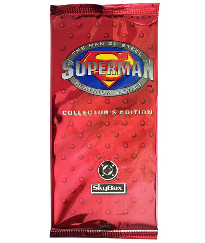 Superman Platinum Series Collectors Edition Over-Sized Trading Cards