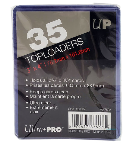 Ultra Pro 3" x 4" Standard Top Loader 35ct